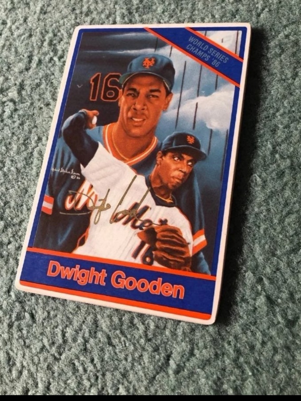 Dwight Doc Gooden plaque 150/1000

New York Mets legend